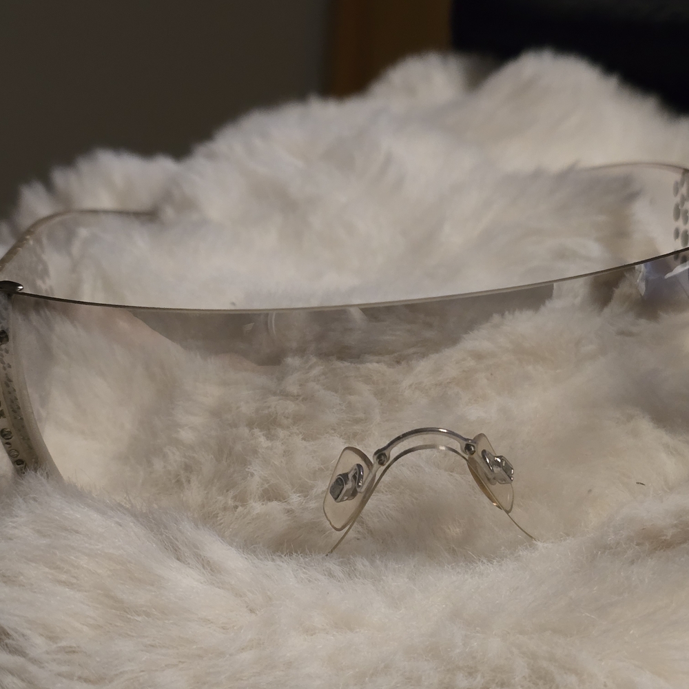 Dolce & Gabbana Silver Crystal Embellished Sunglasses - Picture 3 of 7